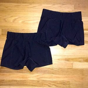 Two Black Volleyball Spandex